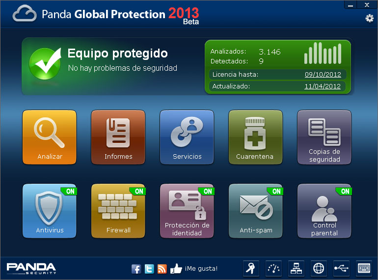 Panda Global Protection 2013 Beta