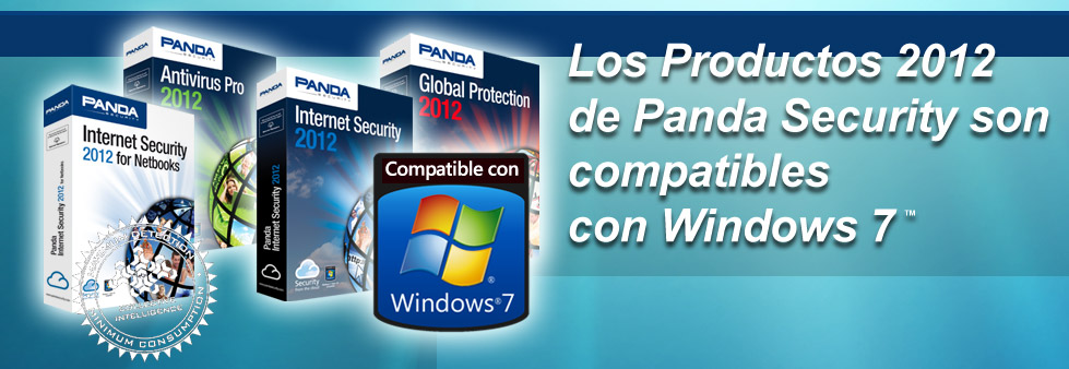 Los productos 2012 de Panda Security son compatibles con Windows 7